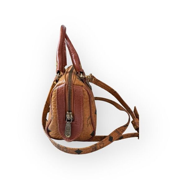 MCM Mini Logo Two Way German Handbag - Picture 4 of 13